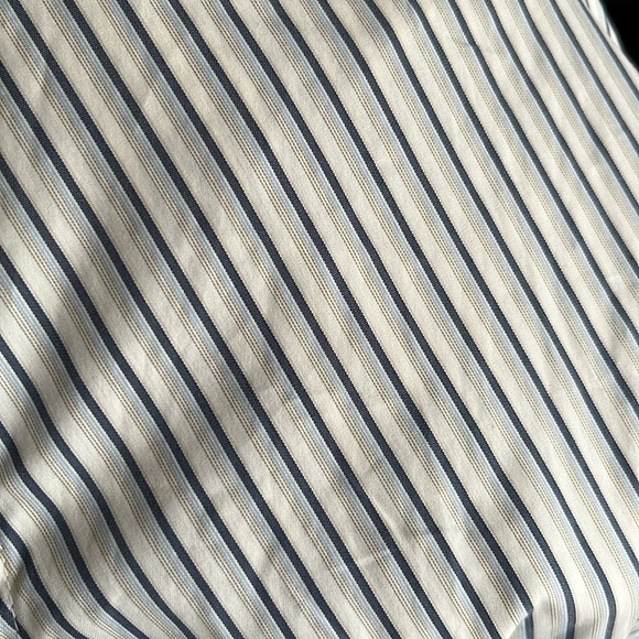 Prada Men’s Cotton Blue Striped Button Down Shirt Size 42 / 16.5 - Picture 5 of 5